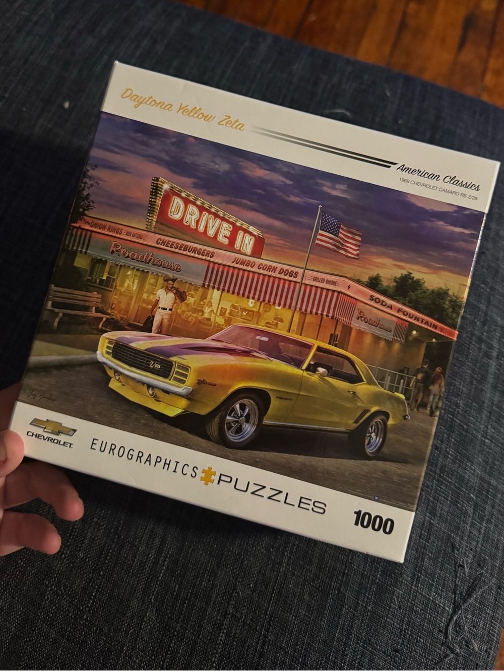 EuroGraphics Daytona Yellow Zeta 1000-Piece Puzzle